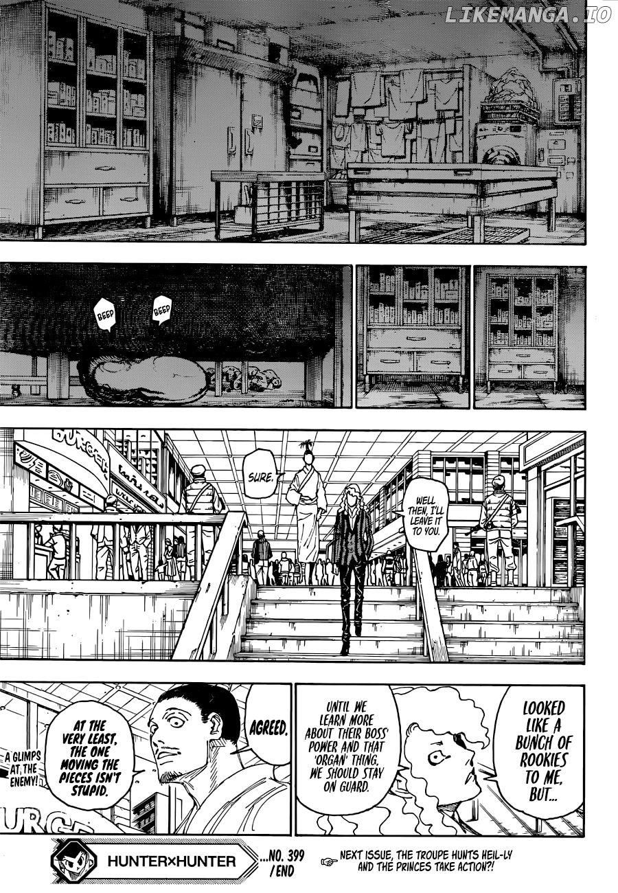 Hunter x Hunter, Chapter 399 image 20